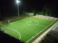 Iluminación Deportiva - cancha fut 5 residencia privada, Nicaragua